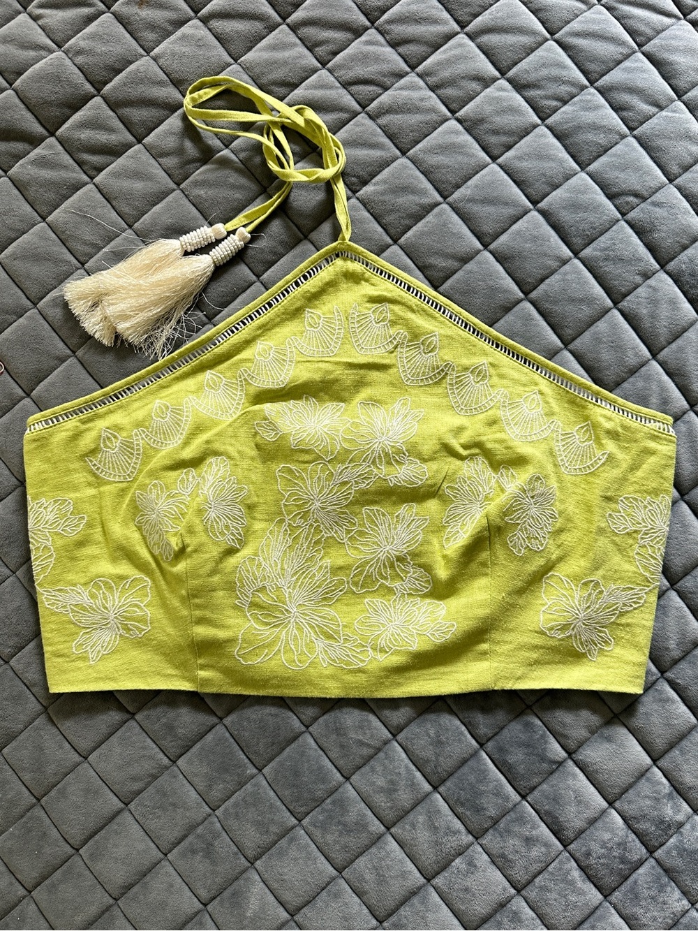 House of Harlow 1960 Lime Green Crop Top